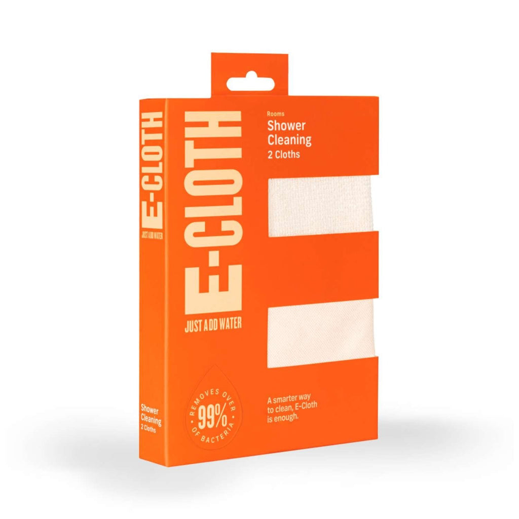 2 E-cloth Shower Cleaning and Polishing Cloths