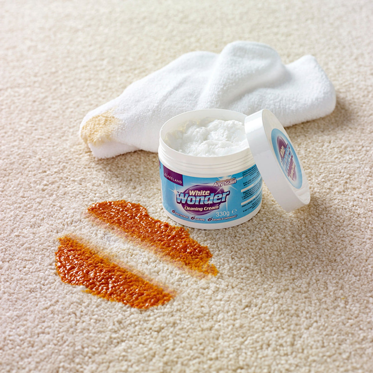 Lakeland White Wonder Stain Cleaning Cream 330g