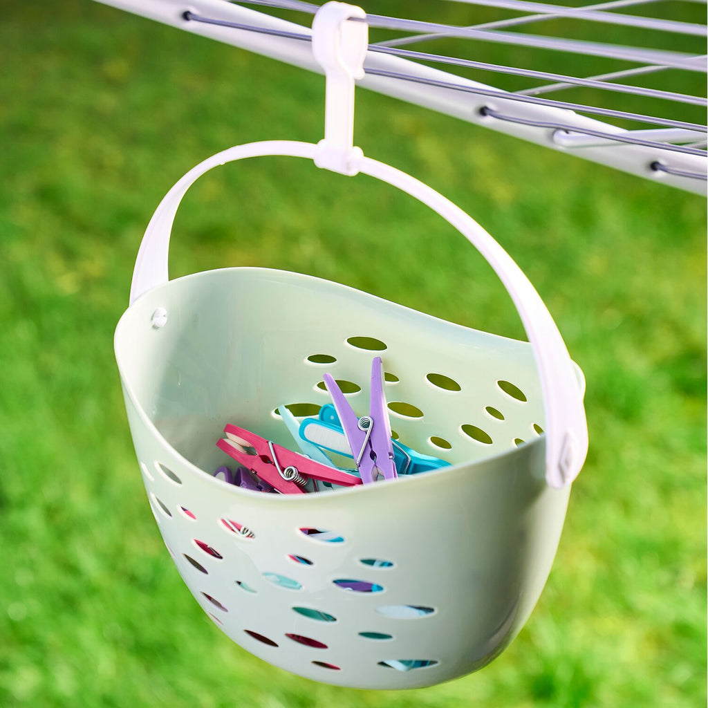 Spring Peg Caddy & 20 Pegs