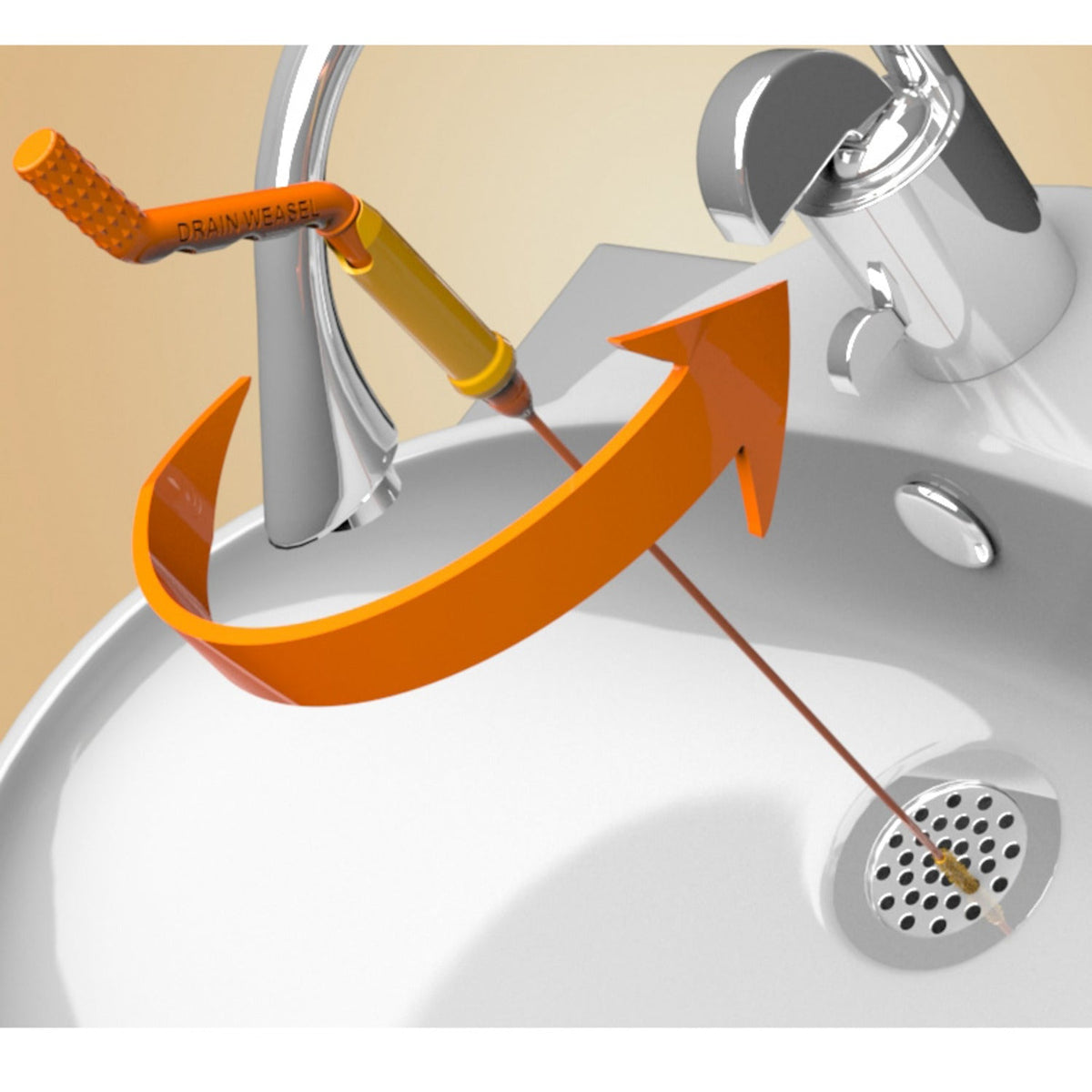 The Drain Weasel 2 Disposable Plughole Cleaning Brushes