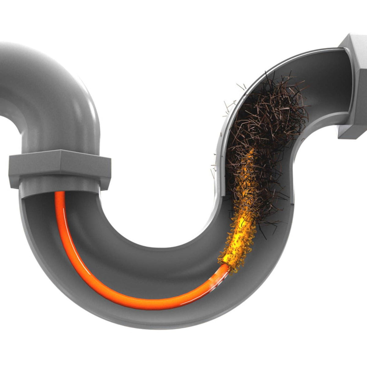 The Drain Weasel 2 Disposable Plughole Cleaning Brushes