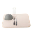 Diamond Dish Drying Mat For Glasses and Cups - Cream