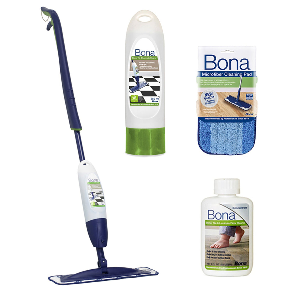 Bona Stone Tile and Laminate Spray Mop Kit