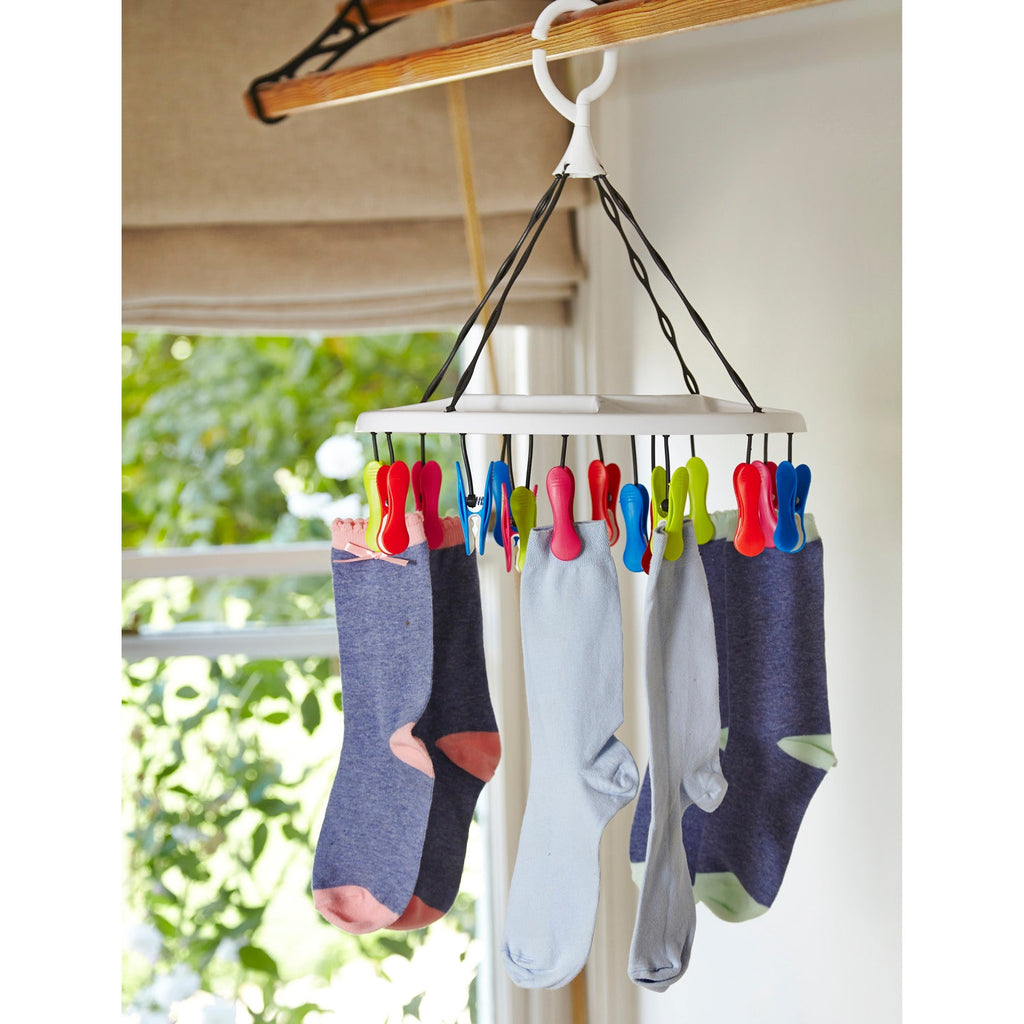 16 Soft Grip Pegs Smalls Dryer