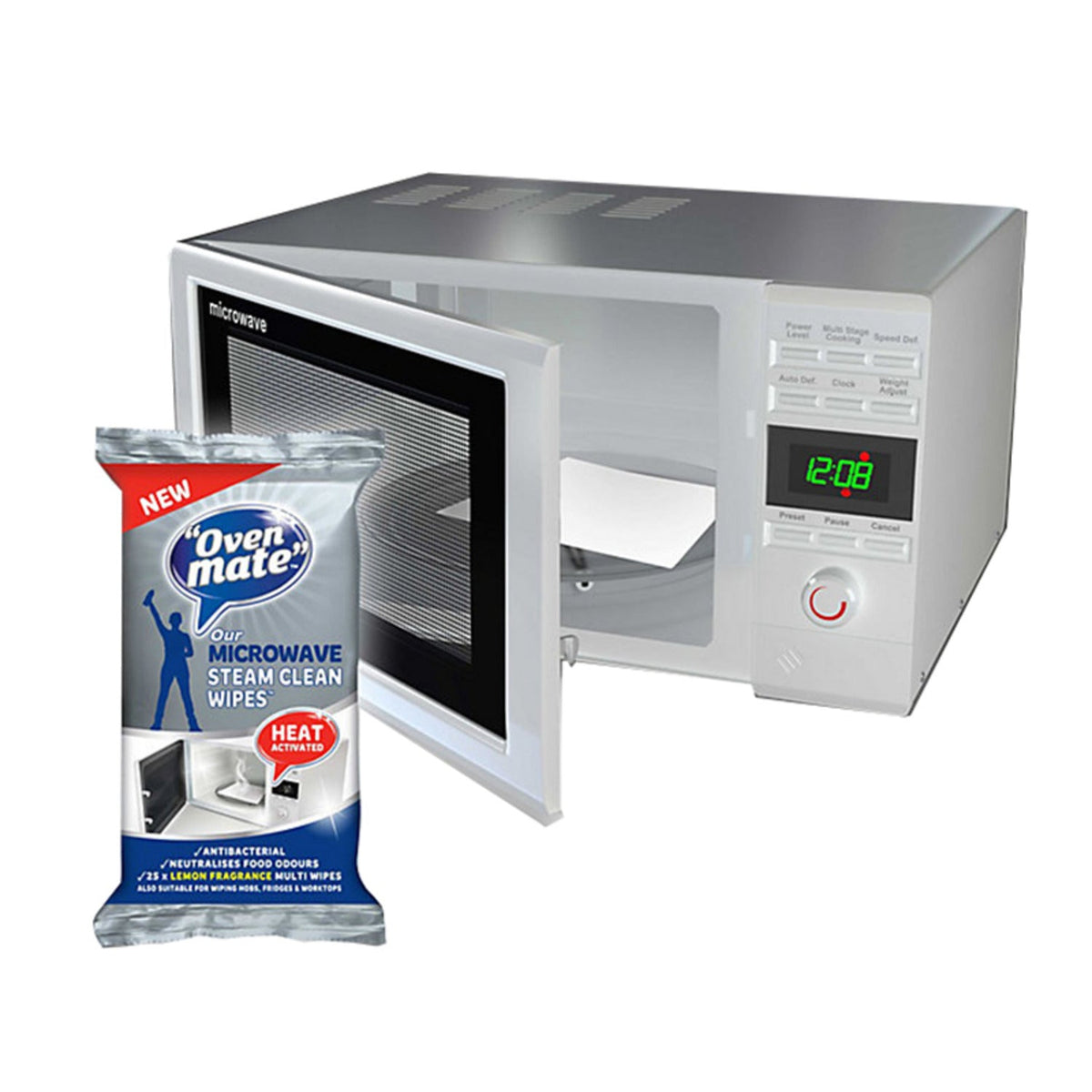 Oven Mate Microwave Steam Clean Cloths
