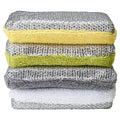 4 Lakeland Microfibre Dual Action Kitchen Sponges - Citrus