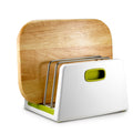 ILO Adjustable Chopping Board Storage Rack White and Green
