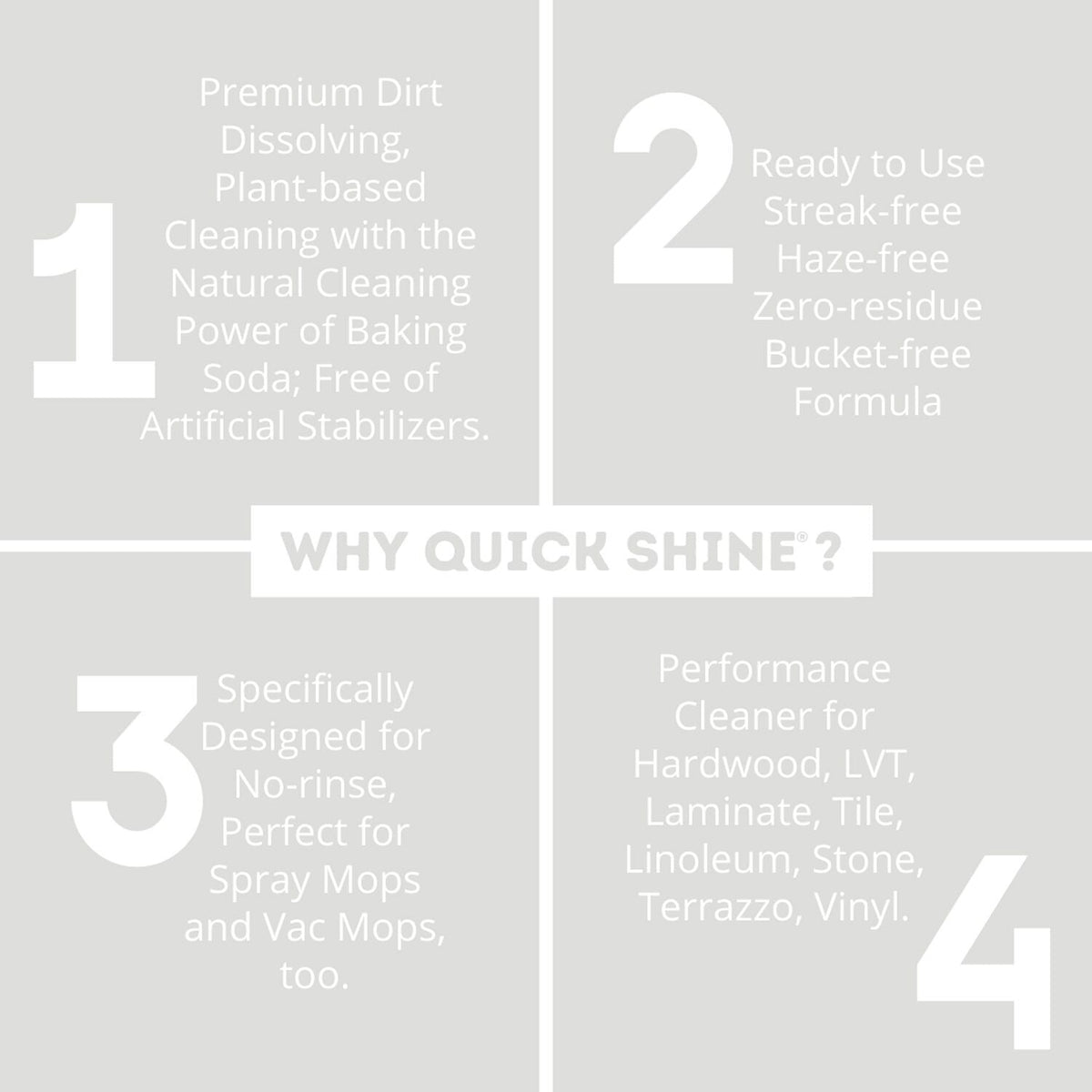 Quick Shine Multi-Surface Floor Cleaner 800ml
