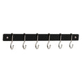 Hahn Metro Black 39cm Wall Rail 91039