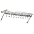 Hahn Chrome 90cm Wall Rack 40807