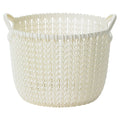 Extra Small Knit Effect Basket Cream
