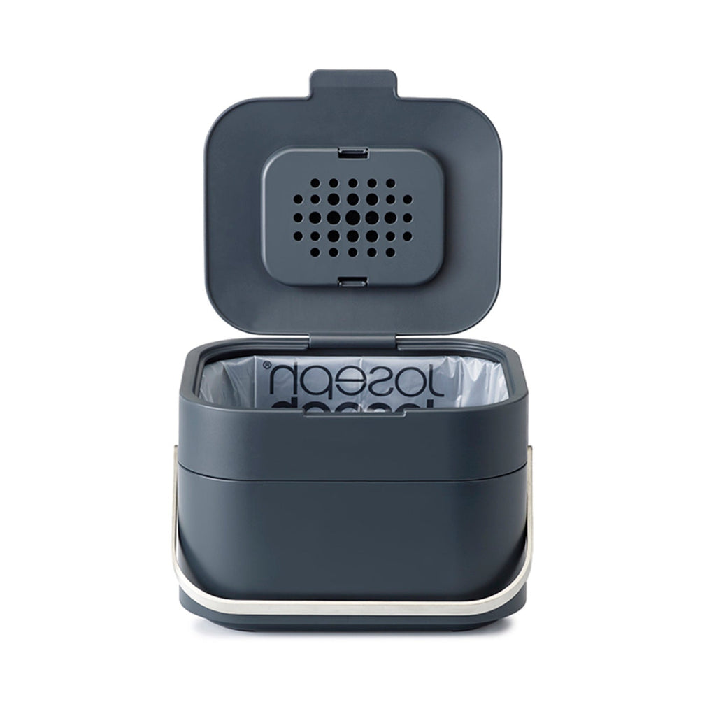 Joseph Joseph Stack 4 Food Waste Caddy with Odour Filter - Graphite