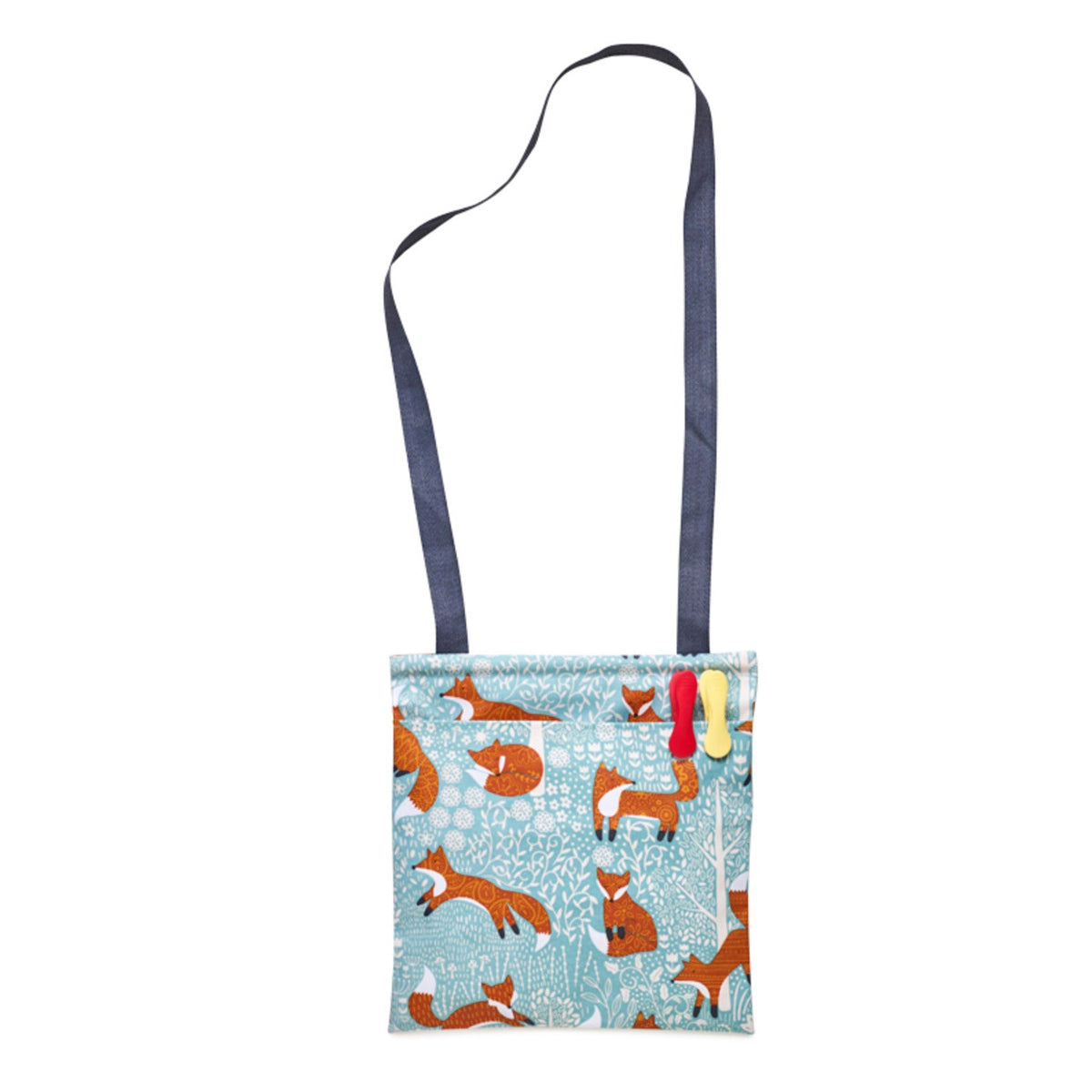 Foraging Fox Oilcloth Peg Bag