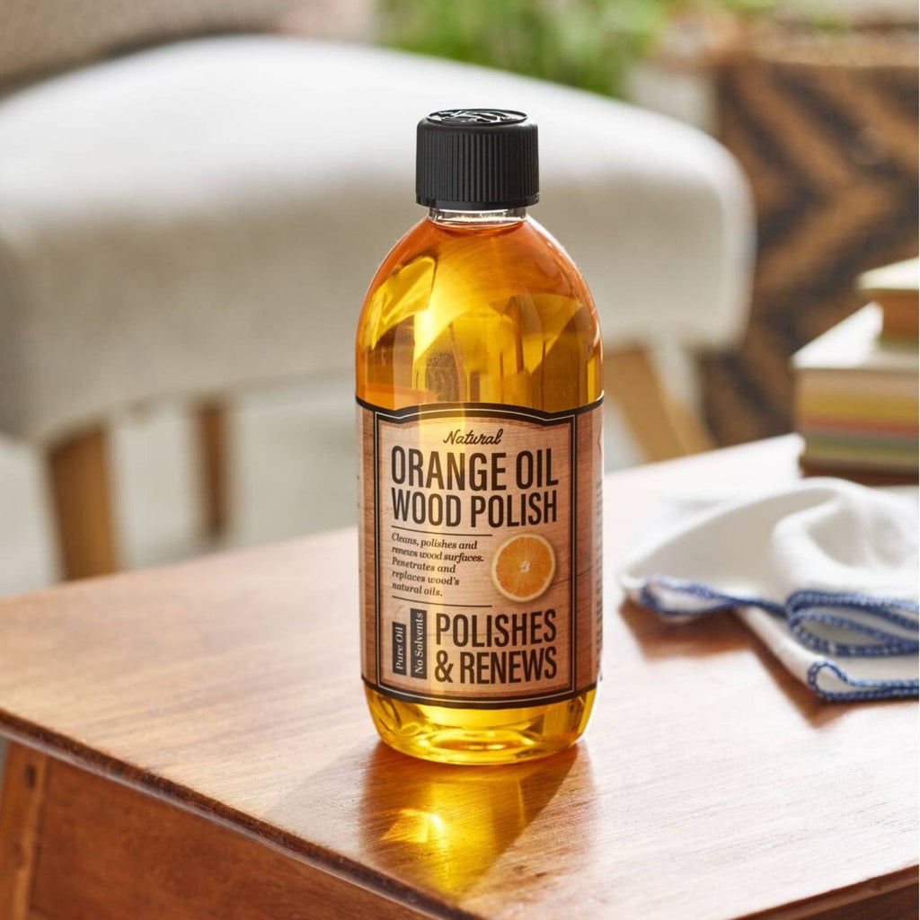 Lakeland Orange Oil Wood Furniture Polish 500ml