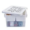 SmartStore Deco Plastic Sewing Box with Insert 8L