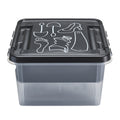 SmartStore Deco Plastic Shoe Care Box with Insert 8L