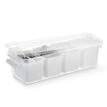 SmartStore Deco Plastic Accessory Box with Insert 3.5L