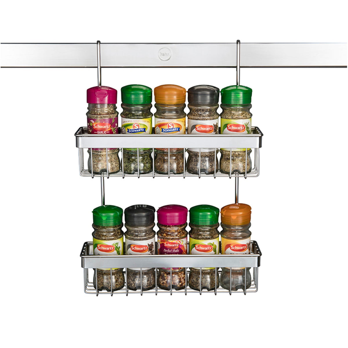 Hahn Metro Chrome 2-Tier Spice Rack 93004
