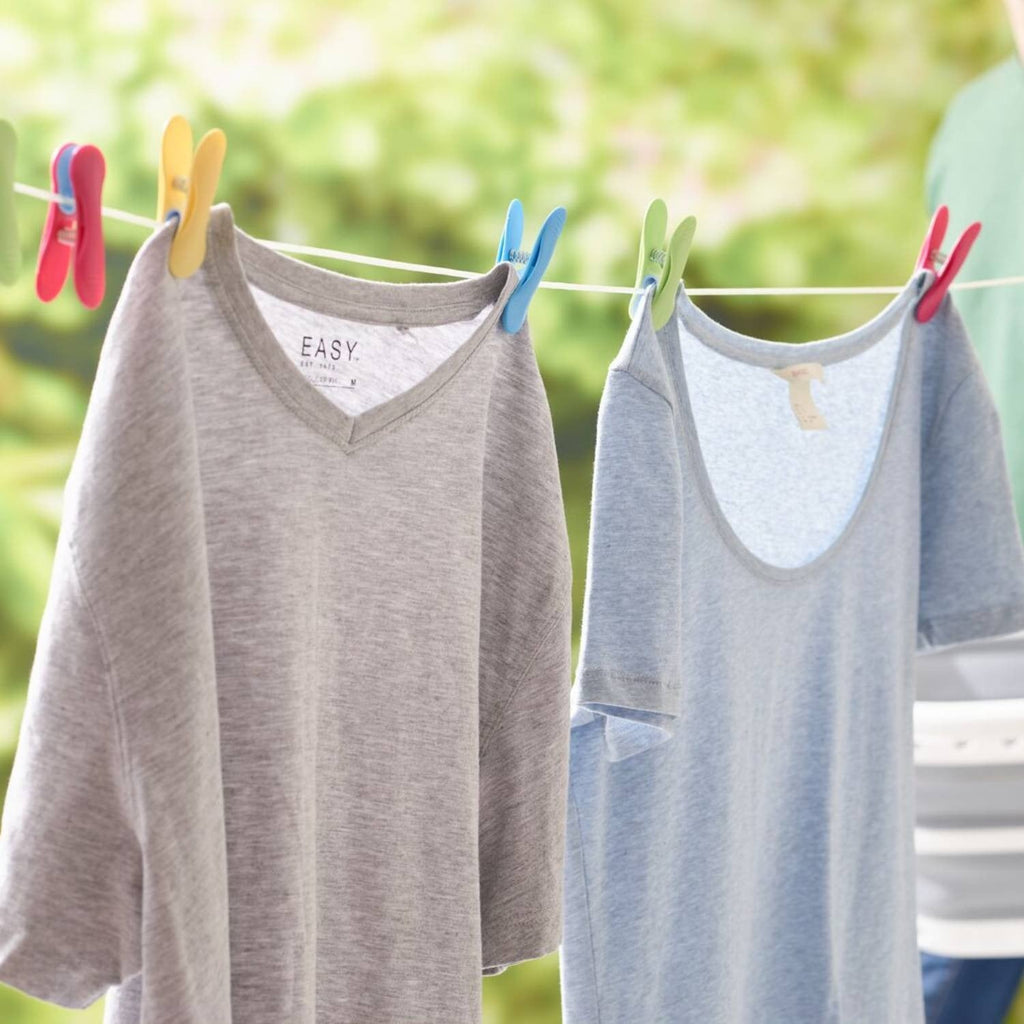 20 Soft Grip Clothes Pegs Pastel