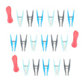 20 Soft Grip Clothes Pegs Dusk