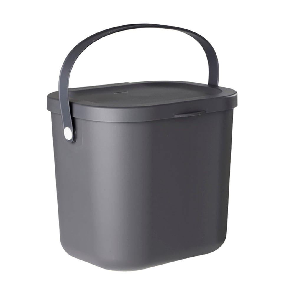 Rotho Albula Compost Caddy Slate Colour 6L