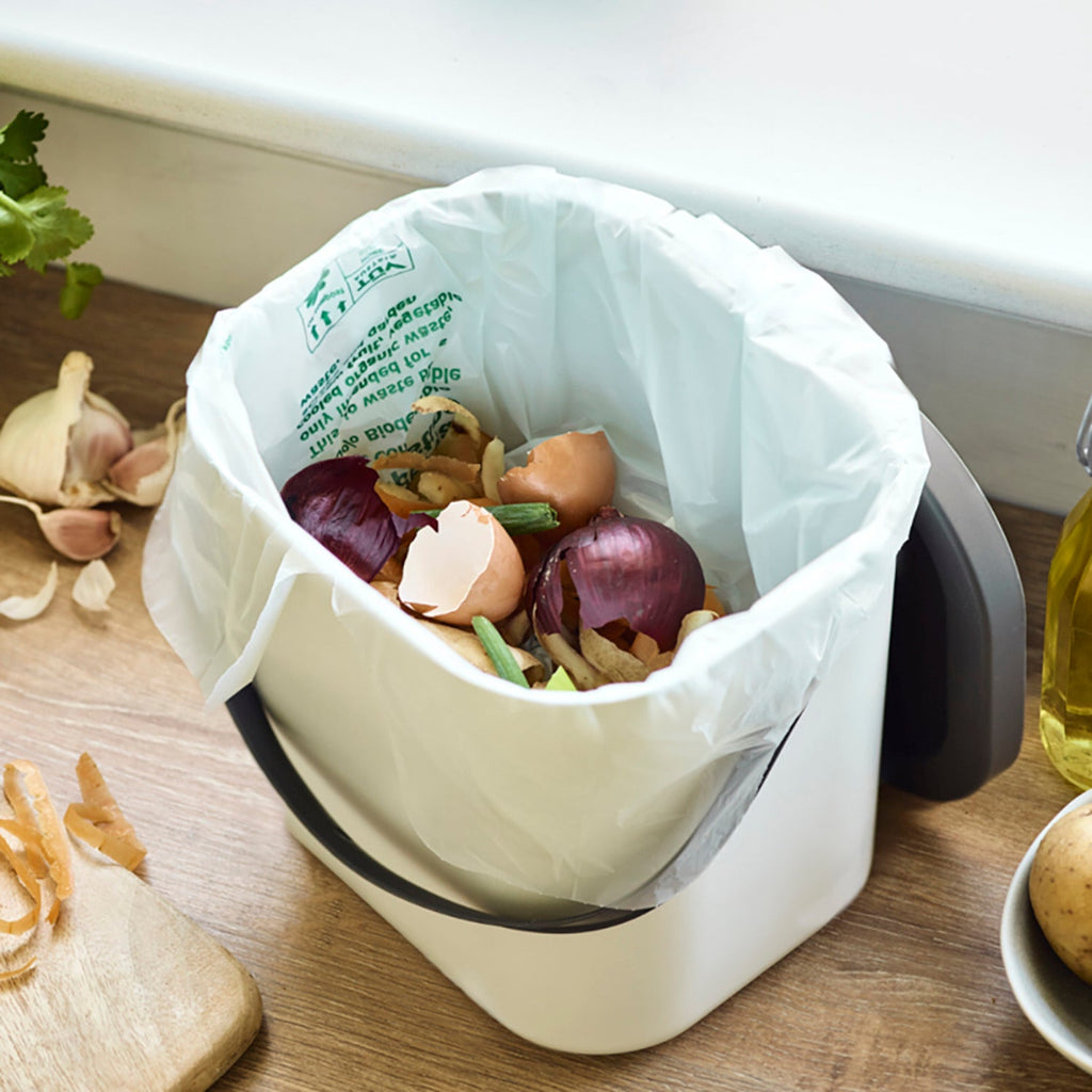 Rotho Albula Compost Caddy Slate Colour 6L