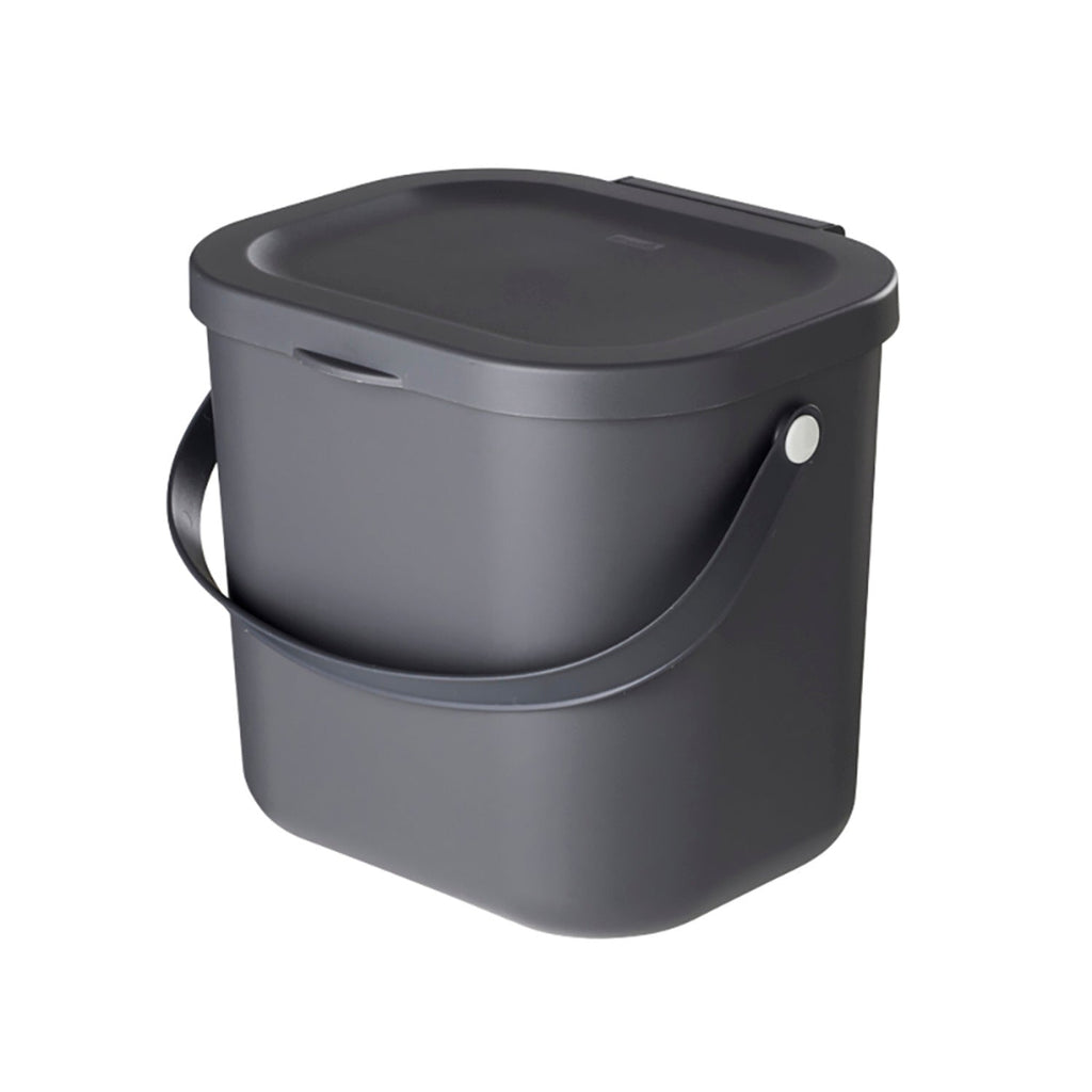 Rotho Albula Compost Caddy Slate Colour 6L