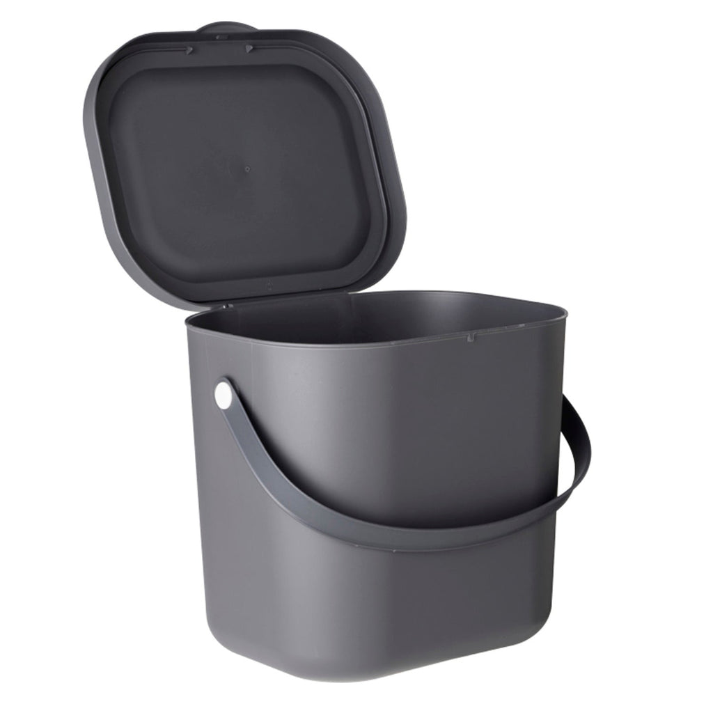 Rotho Albula Compost Caddy Slate Colour 6L