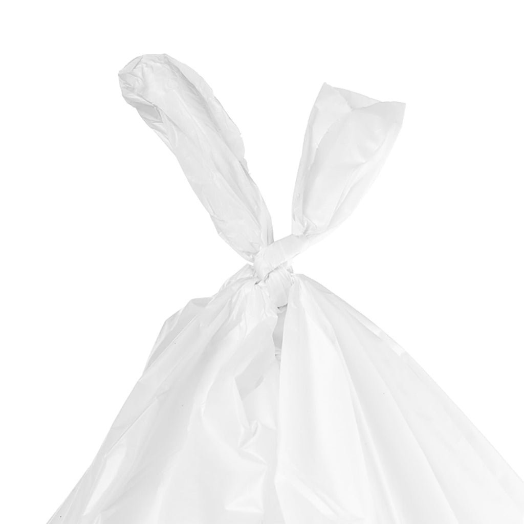20 Lakeland Tie Top Swing Bin Liners – White Bags 40L