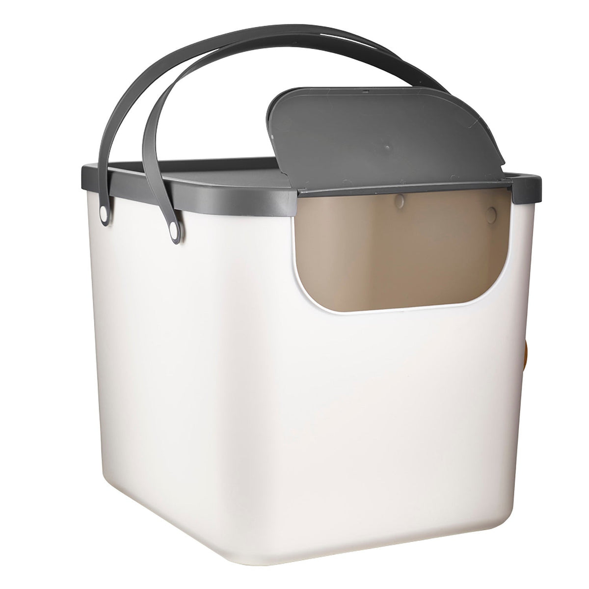 Rotho Albula Recycling Waste Bin Putty Colour 40L