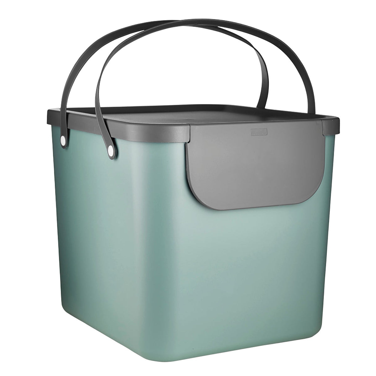 Rotho Albula Recycling Waste Bin Fern Green Colour 40L