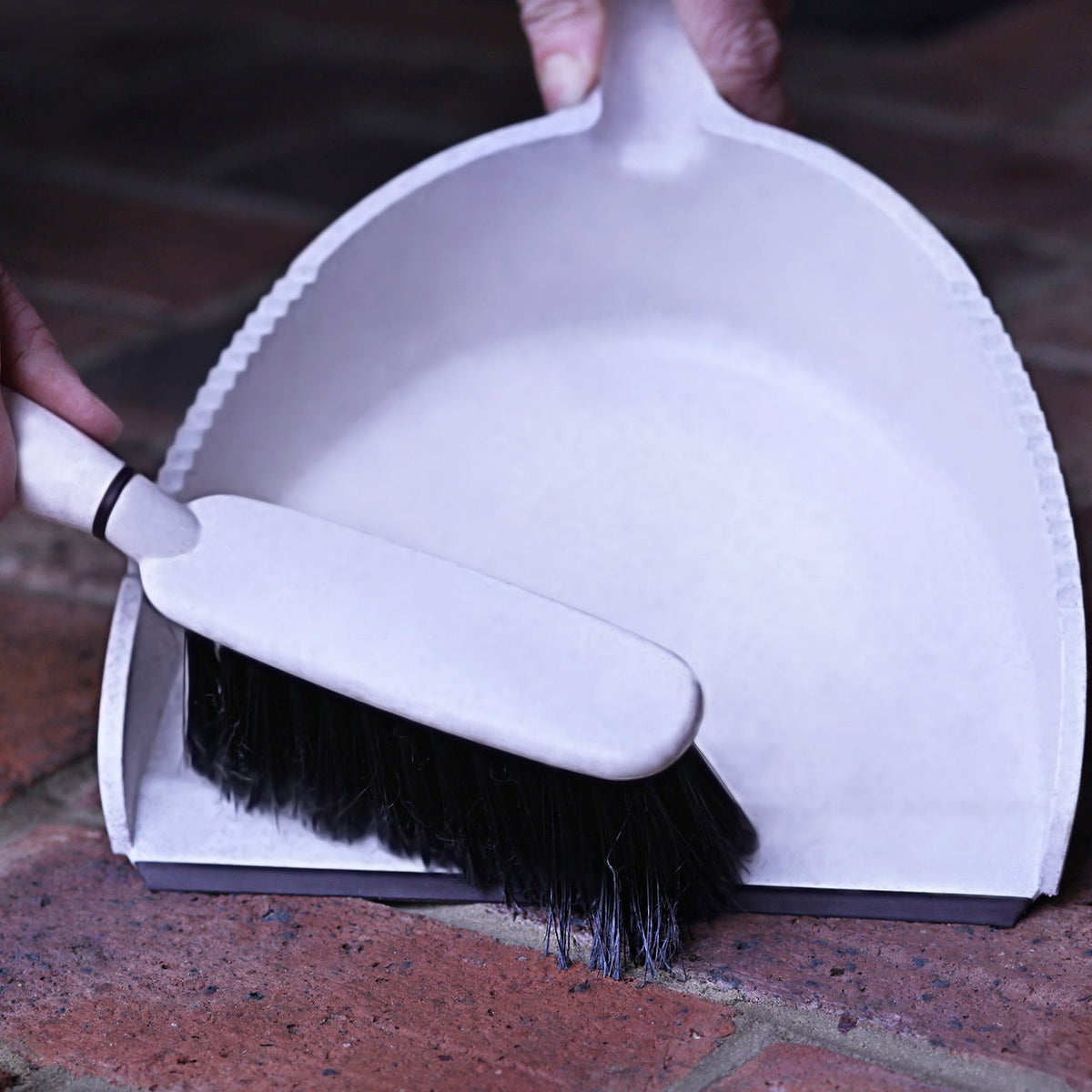 Greener Cleaner Recycled Plastic Dustpan and Brush Set