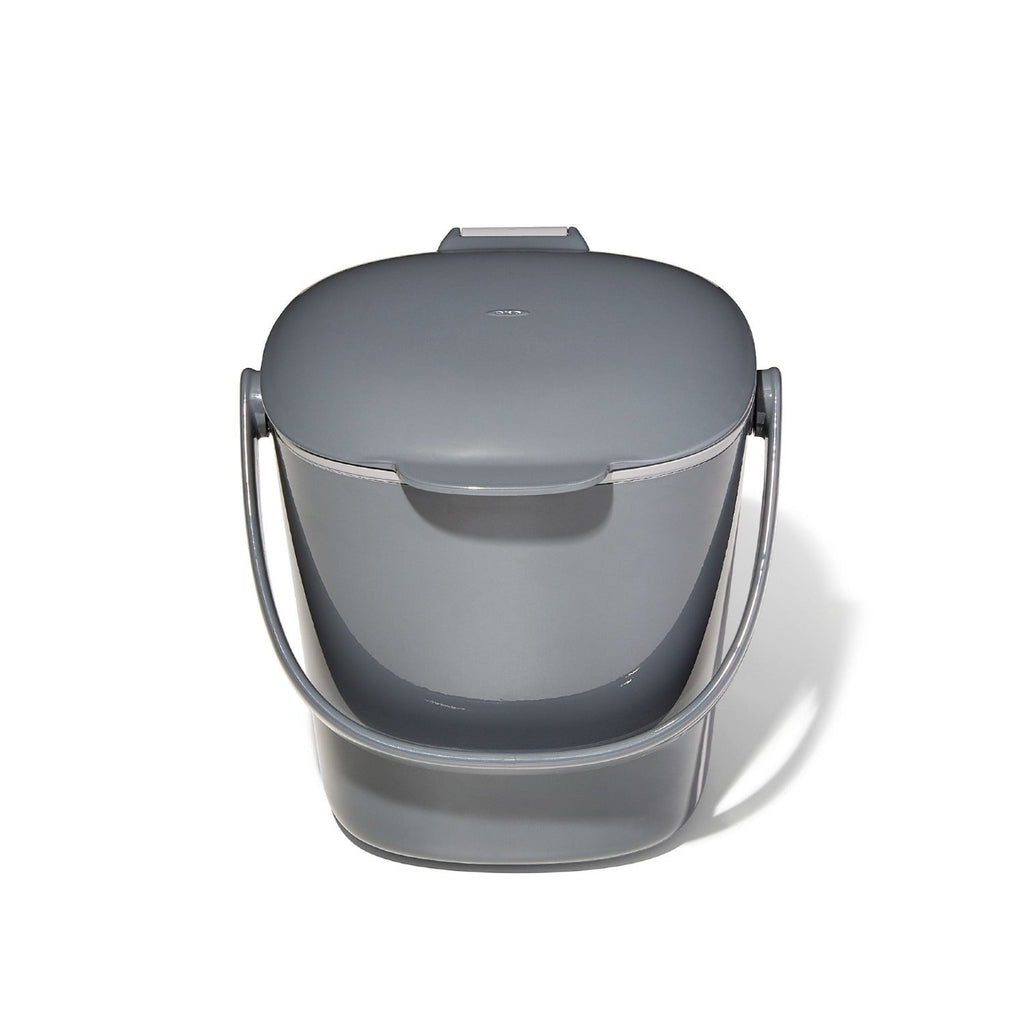OXO Good Grips Easy-Clean Compost Bin Charcoal 2.85 L