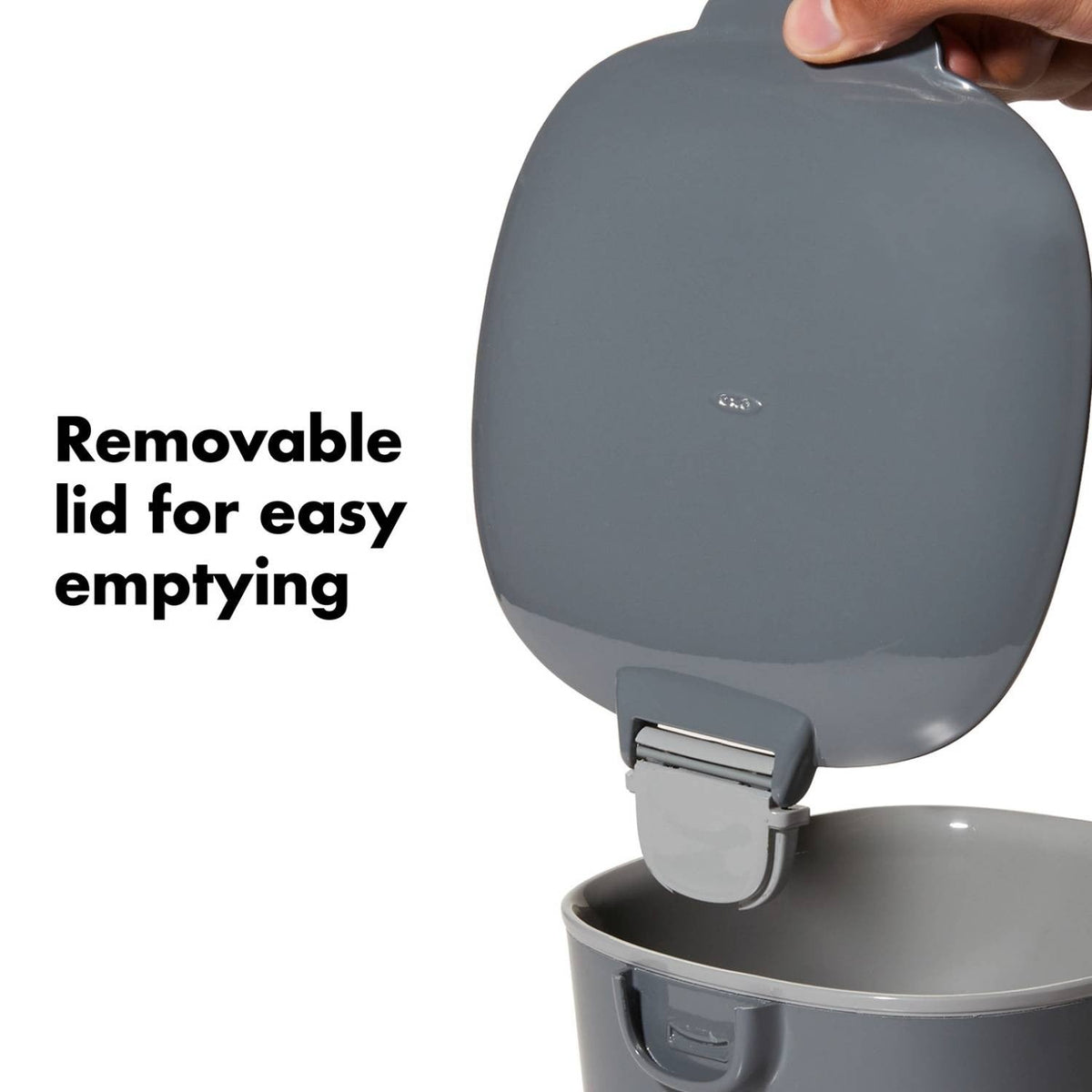 OXO Good Grips Easy-Clean Compost Bin Charcoal 2.85 L