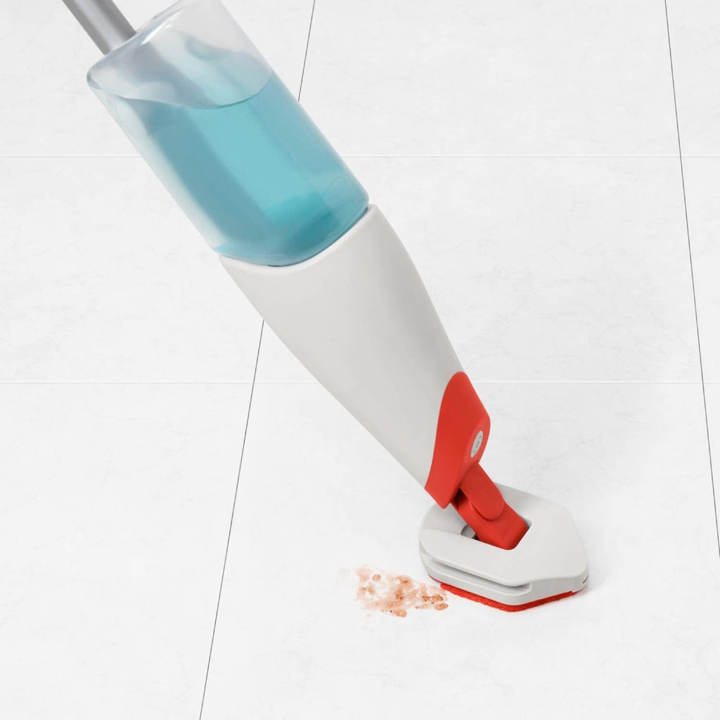 OXO Microfibre Spray Mop with Slide-out Scrubber
