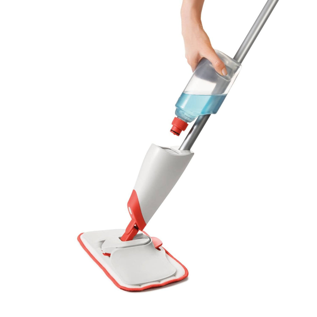 OXO Microfibre Spray Mop with Slide-out Scrubber