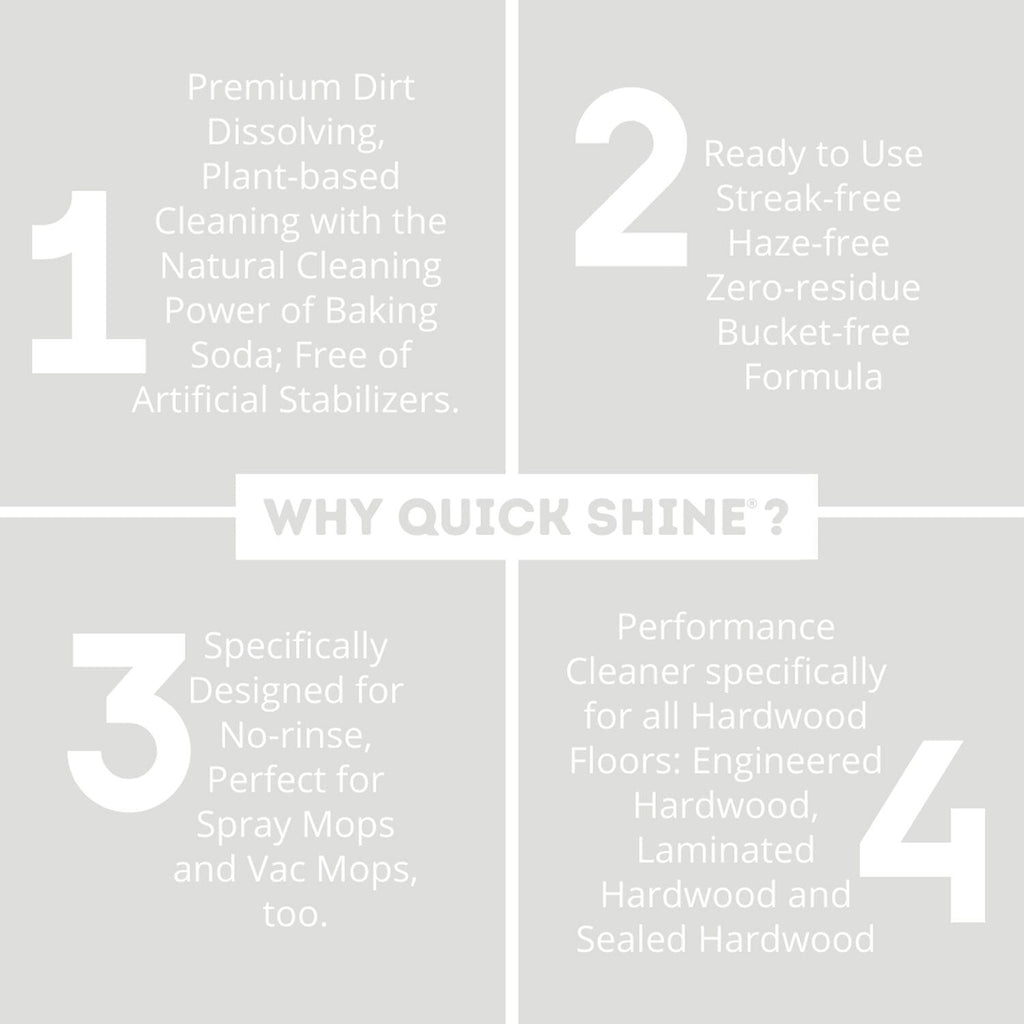 Quick Shine Hardwood Floor Cleaner 800ml