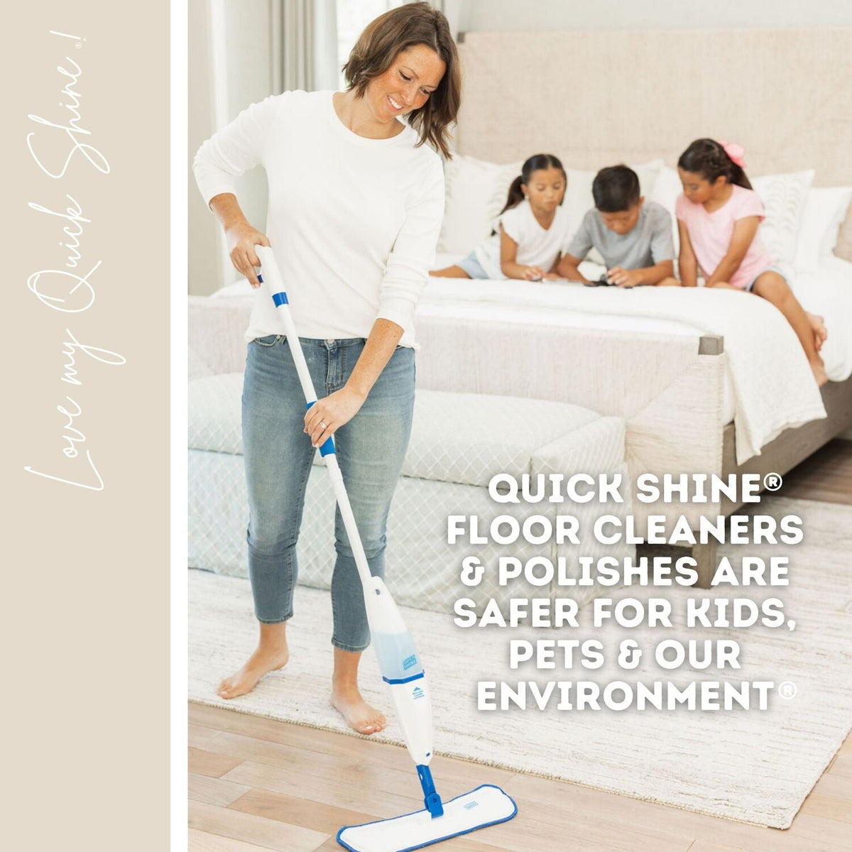 Quick Shine Hardwood Floor Cleaner 800ml