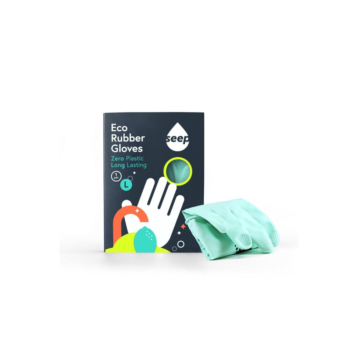 Seep Eco Rubber Gloves Large
