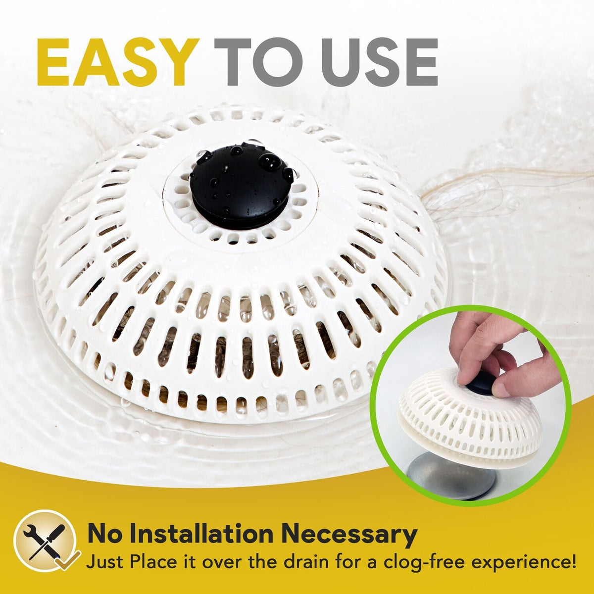 ShowerShroom Stealth Drain Hair Catcher