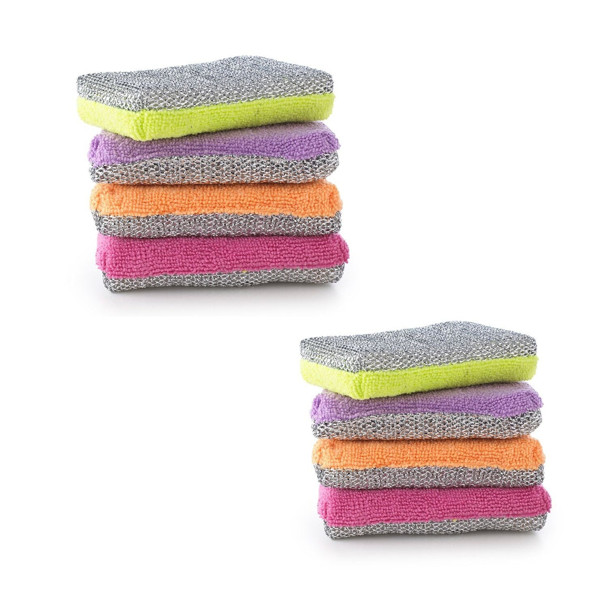 8 Lakeland Dual-action Kitchen Sponges