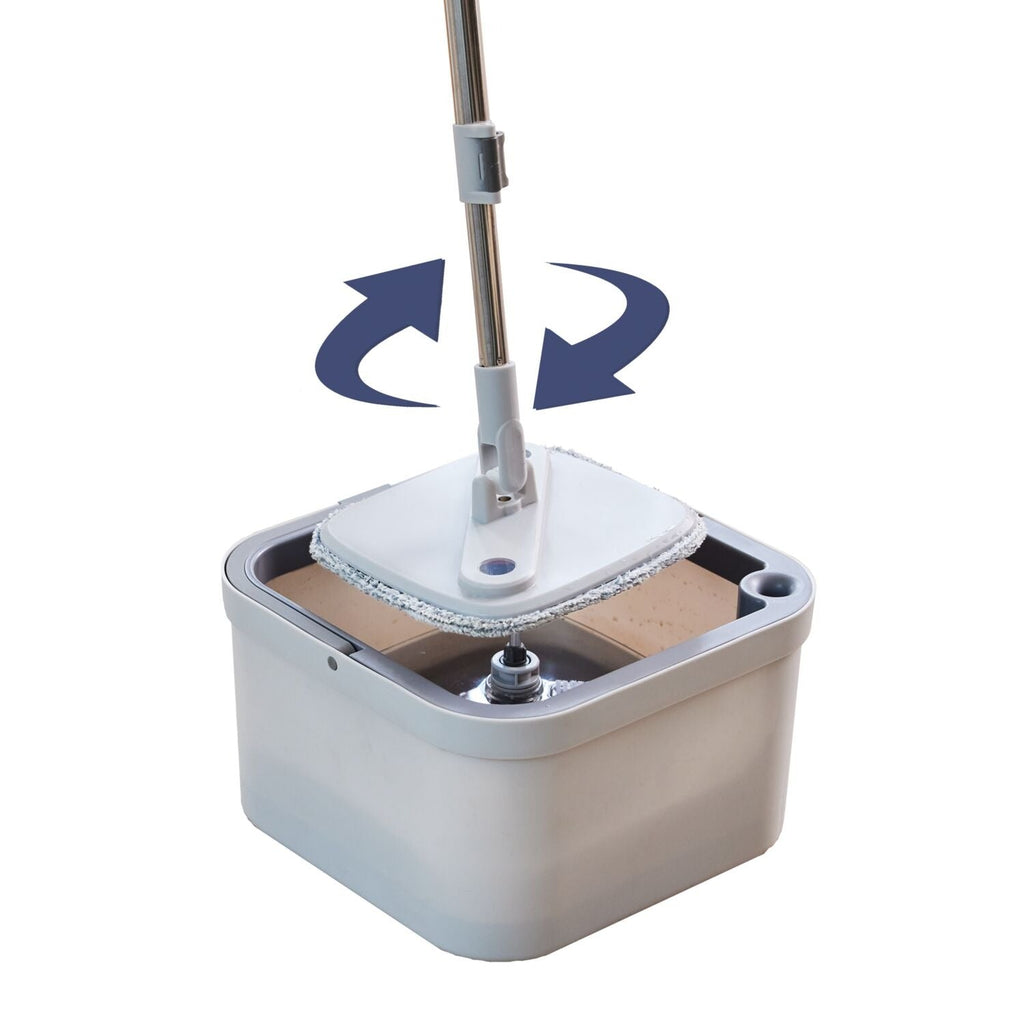 Lakeland Spin Mop Set White and Grey