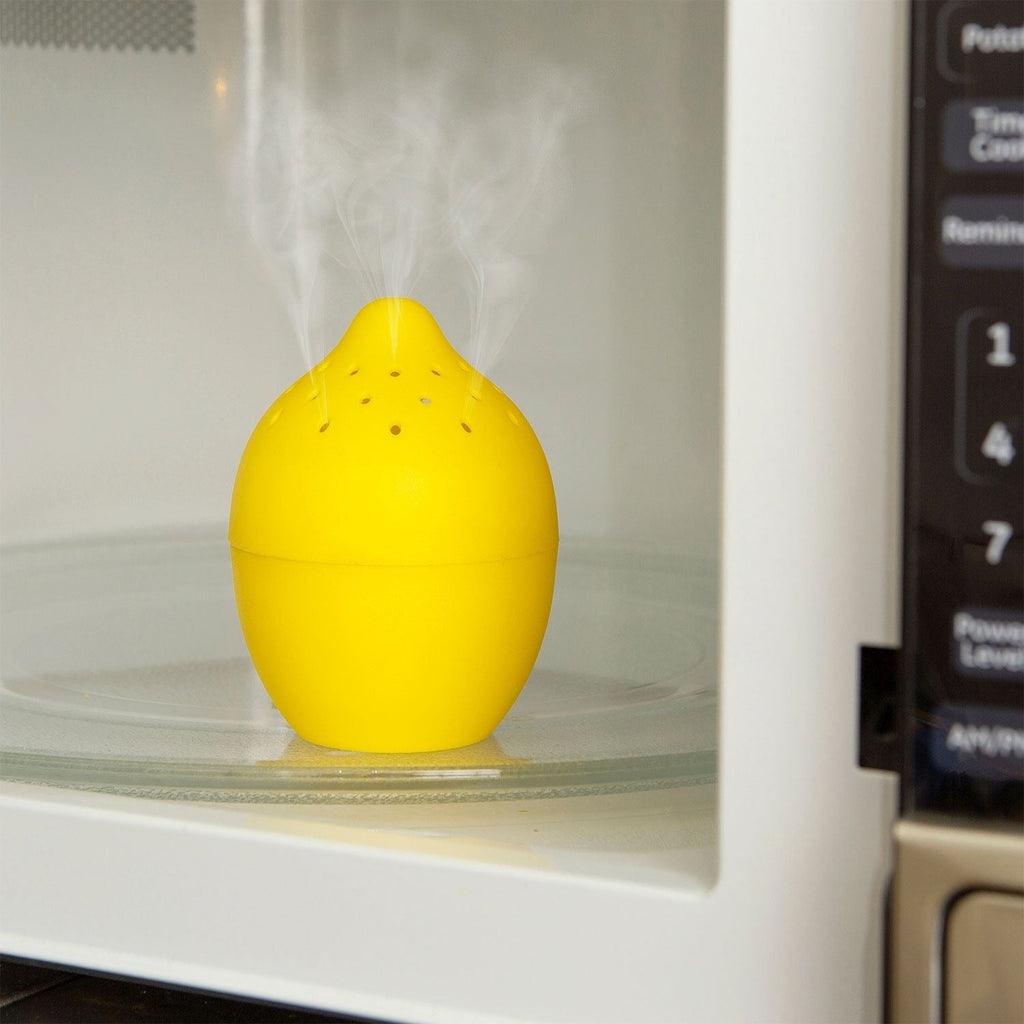 Kikkerland Lemon Microwave Cleaner Yellow