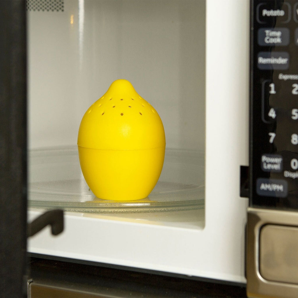 Kikkerland Lemon Microwave Cleaner Yellow