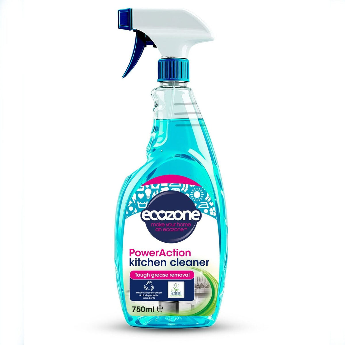 Ecozone PowerAction Kitchen Cleaner - 750ml