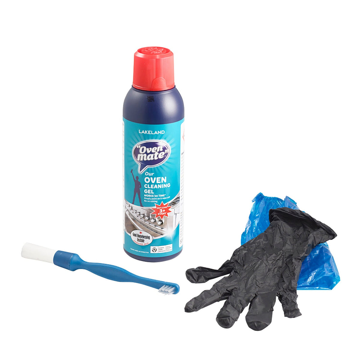 Oven Mate Oven Cleaning Gel 500ml Brush and Gloves Cleaning Kit