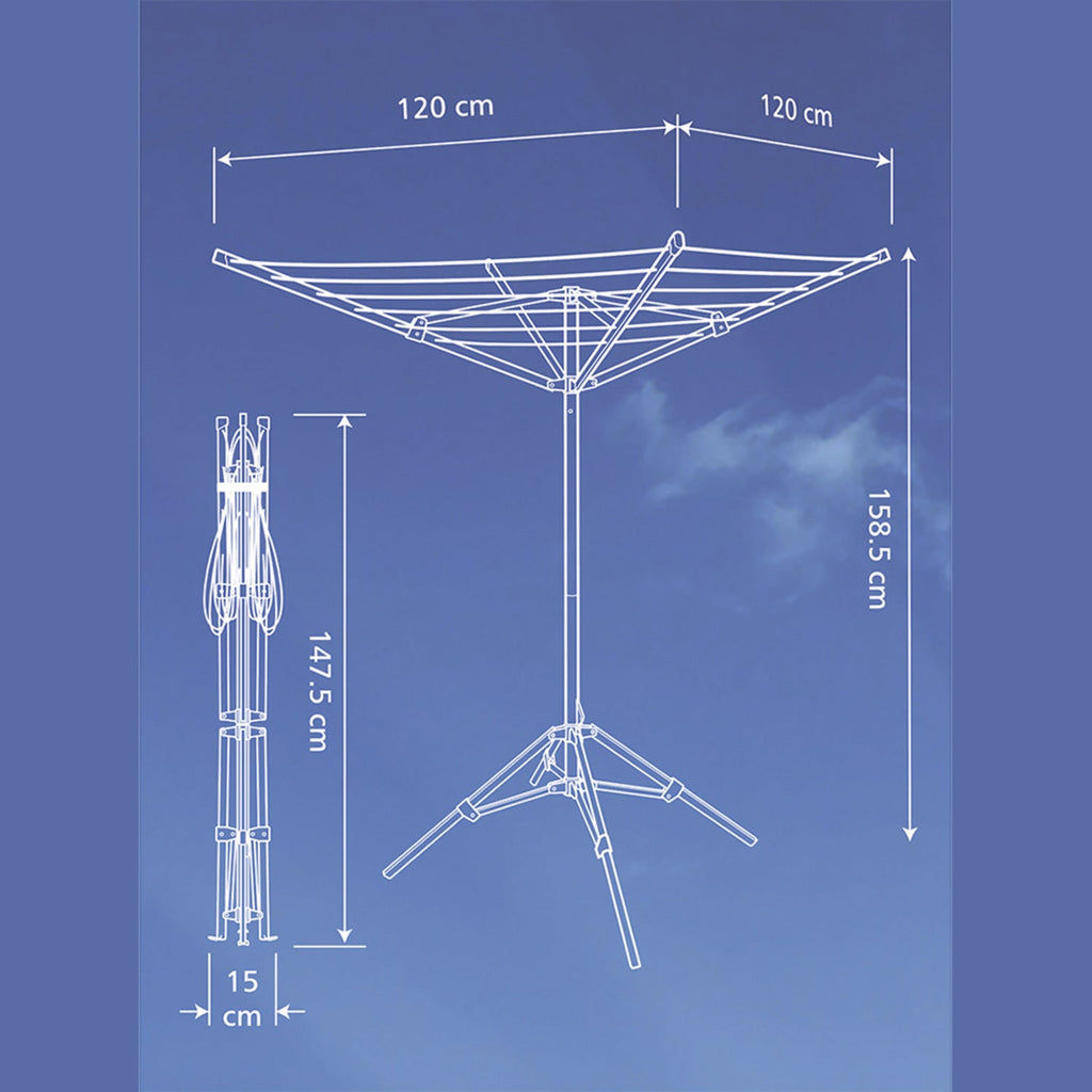 Lakeland Free-Standing Outdoor Rotary Airer