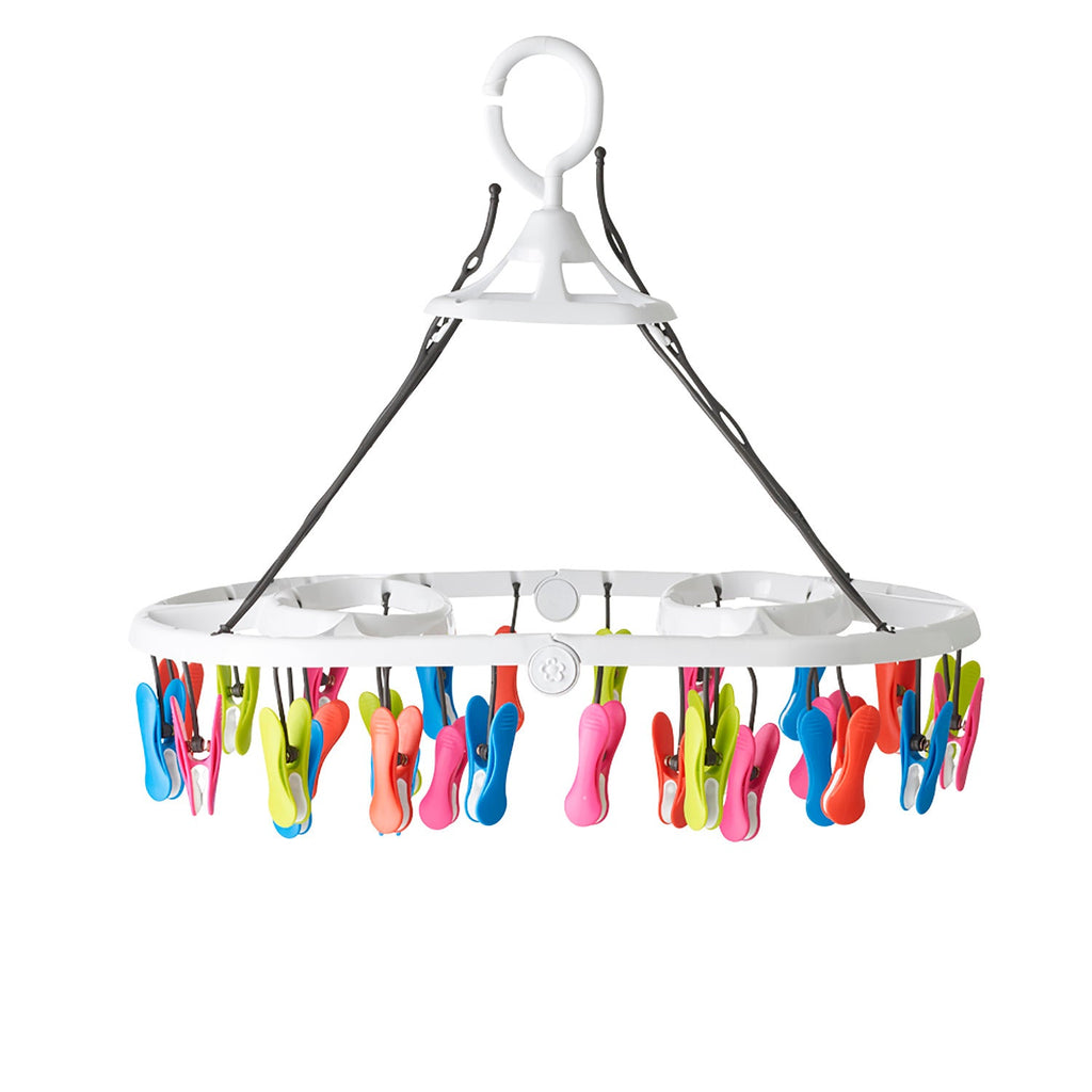 30 Soft Grip Pegs Folding Smalls Dryer