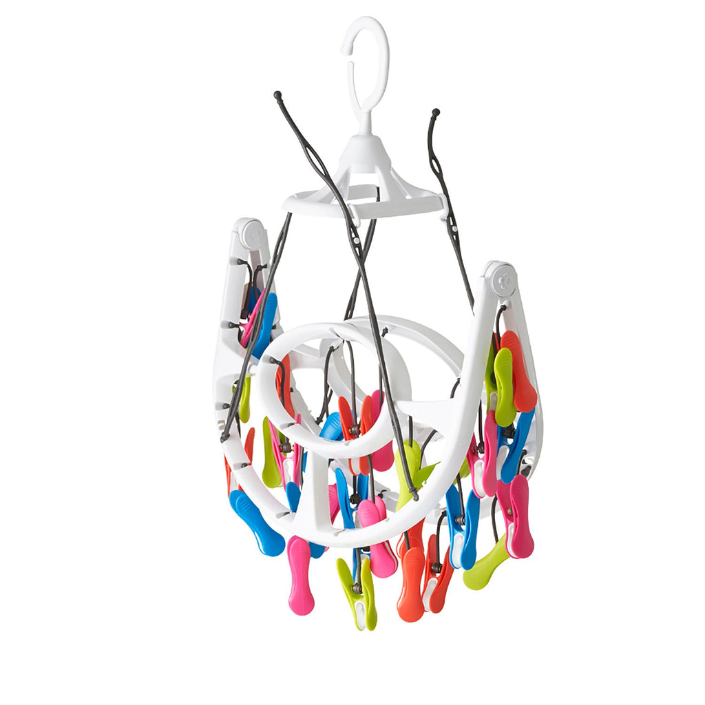 30 Soft Grip Pegs Folding Smalls Dryer