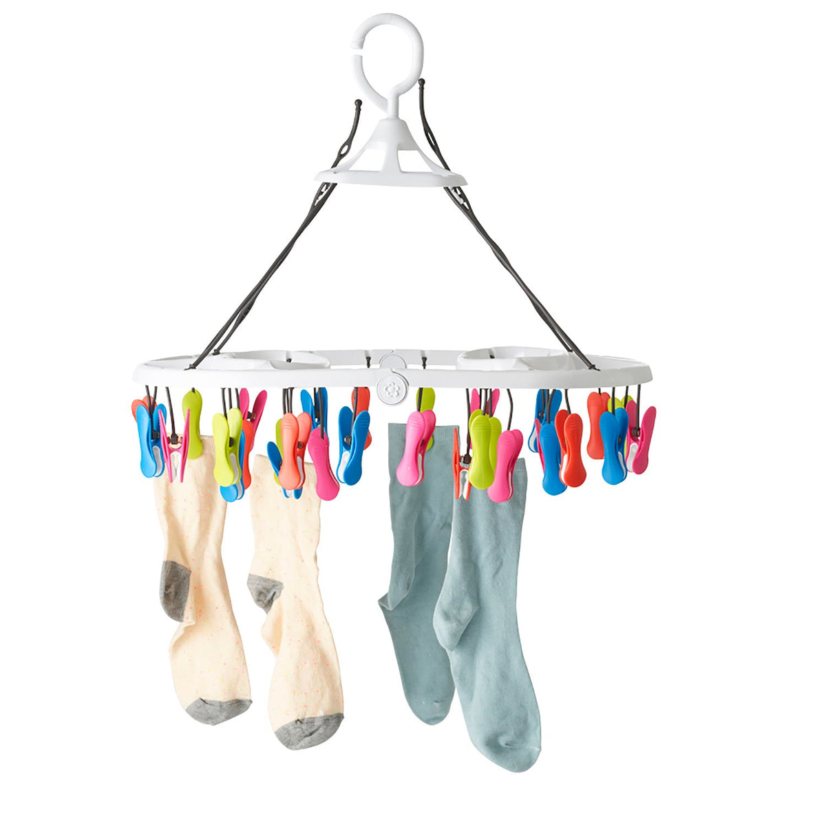 30 Soft Grip Pegs Folding Smalls Dryer